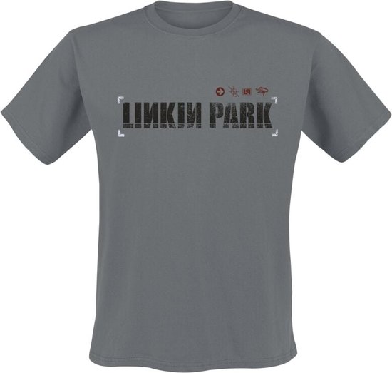 Foto: Linkin park hybrid theory heren t shirt houtskool xl