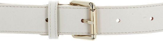 VALENTINO Ceinture Emma Winter Belt W120 Ecru / Oro Blanc