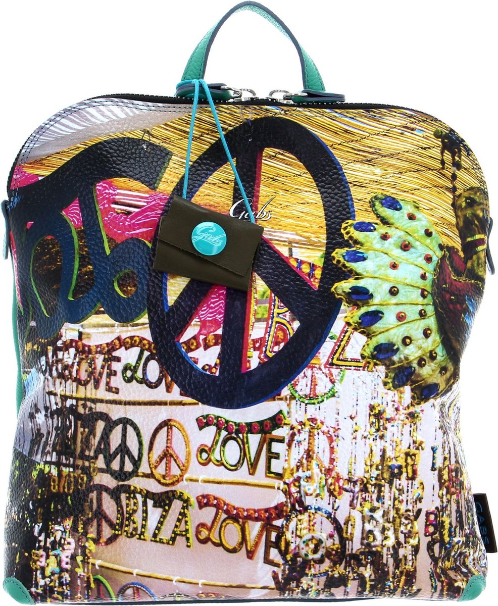 Gabs Leren Vrije tijd rugzak Rugzak Brigitte Trip Backpack Love Ibiza Kleurrijke
