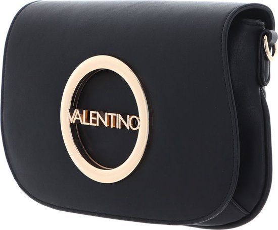 Sac Bandoulière VALENTINO Moses Camera Bag En Polyuréthane Noir - Neuf Avec Étiquettes - Italie