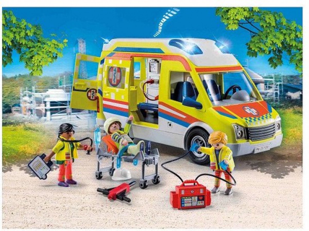 PLAYMOBIL City Life Ambulance met licht en geluid - 71202 — afbeelding 19
