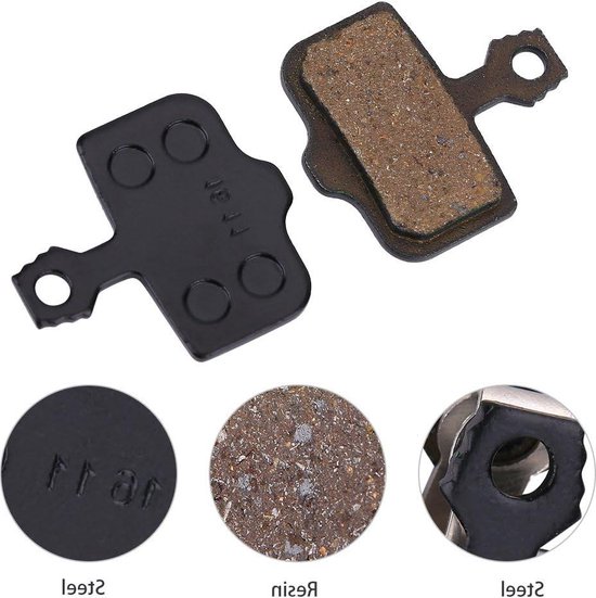 Shimano N04C-MF Metalen Remblokken voor Shimano XTR / Deore XT / SLX Remmen
