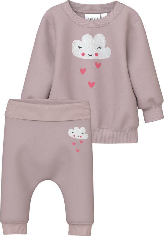 NAME IT - ENSEMBLE SWEAT NBFVRILLIE LS - Bébé - Cardigans