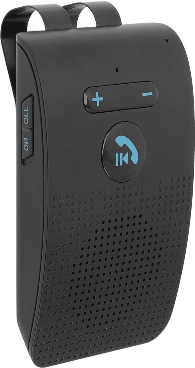 HTML Content Luidspreker Handsfree Auto Bluetooth 5.0 Automatische Verbinding Draadloze Zonneklepontvanger MP3-luidspreker Clip Achterkant .