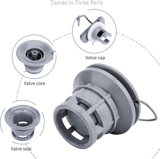 Adapter ventiel voor opblaasboten en rubberboten | Universeel - Nautic Gear