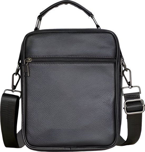 WoYoW® - Sac bandoulière en cuir pour homme - Sacs messagers - Sacs à main - Cuir véritable - Tablette - Bandoulière - Office - Café