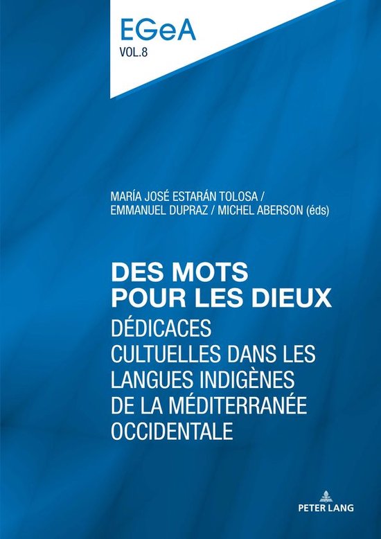 Etudes genevoises sur l’Antiquité 8 - Des mots pour les d ... - cover