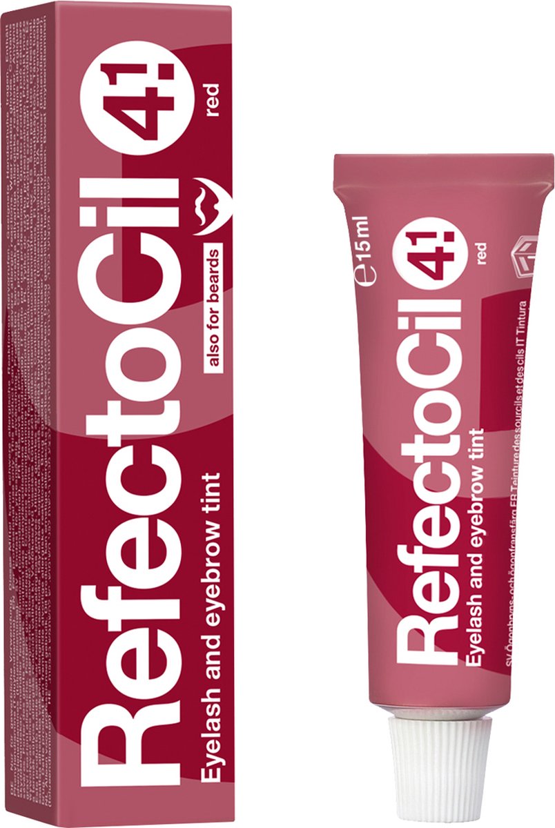 Goedkoopste RefectoCil 9003877057406 wimper- en wenkbrauwverf Rood
