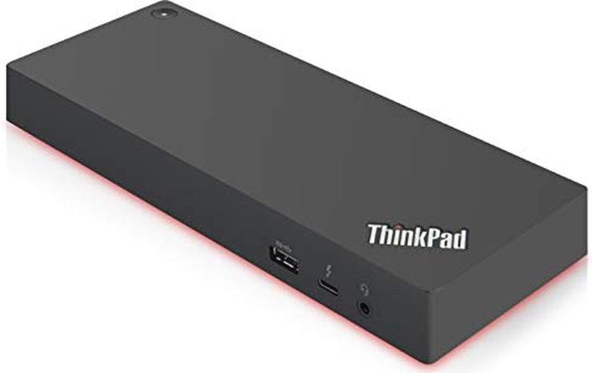 Lenovo 40AN0135DK laptop dock & poortreplicator Bedraad Thunderbolt 3 Zwart