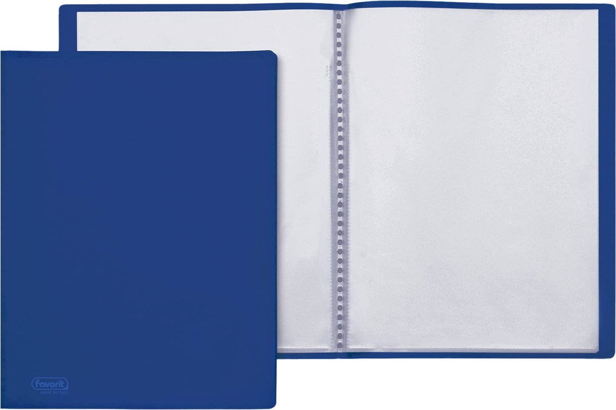Favorit 100460264, Polypropyleen (PP), Blauw, 30 vel, 220 mm, 300 mm