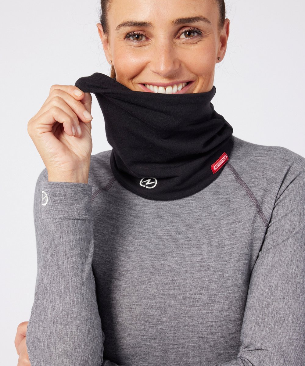 Damart - Sjaal uniseks comfort Thermolactyl 4 - Dames - Zwart - Eén maat