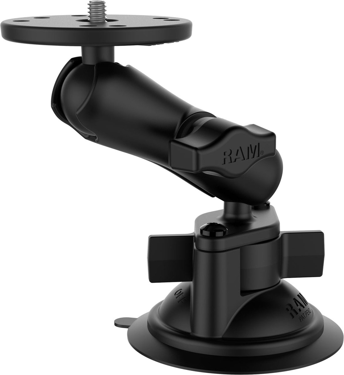 Twist-Lock™ Zuigcupbevestiging met ronde plaat en 1/4 "-20 stud