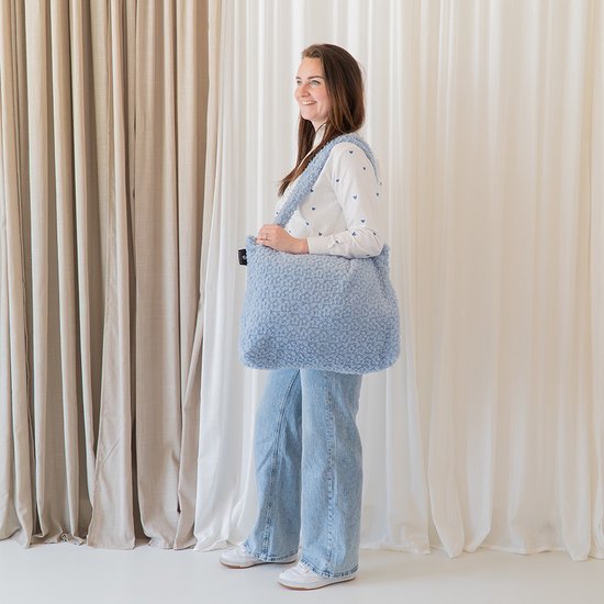 Wallabag Sharpa Soft Blue van Linari — afbeelding 3