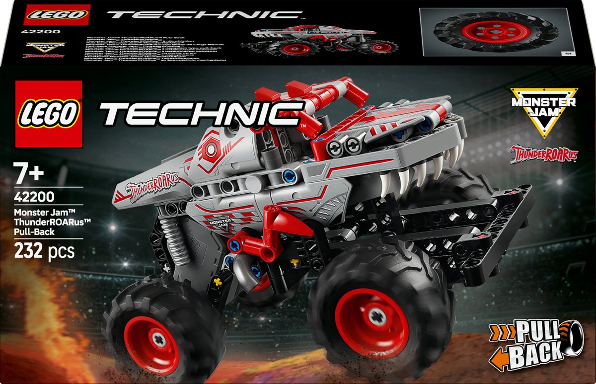 LEGO Technic Monster Jam ThunderROARus pullback truck  42200