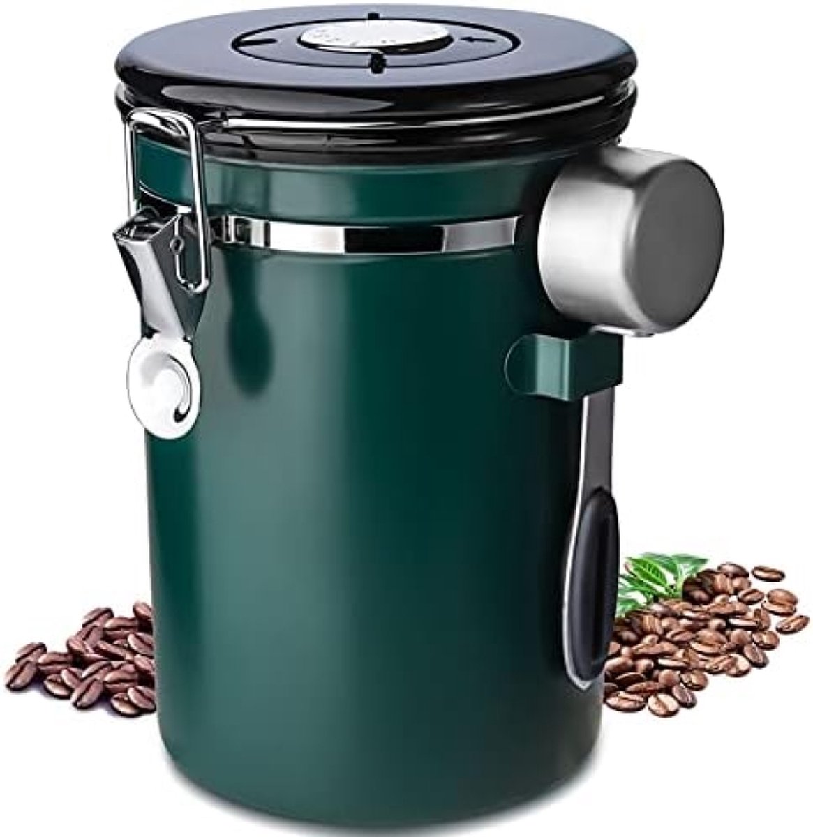 Koffieblik van roestvrij staal