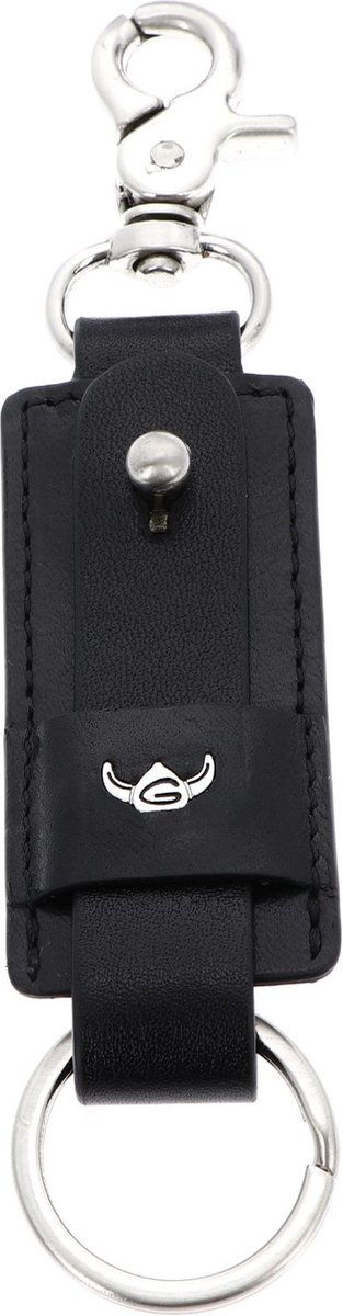 Golden Head Leren sleutelhanger Colorado Schlüsselanhänger 5156 Schwarz zwart