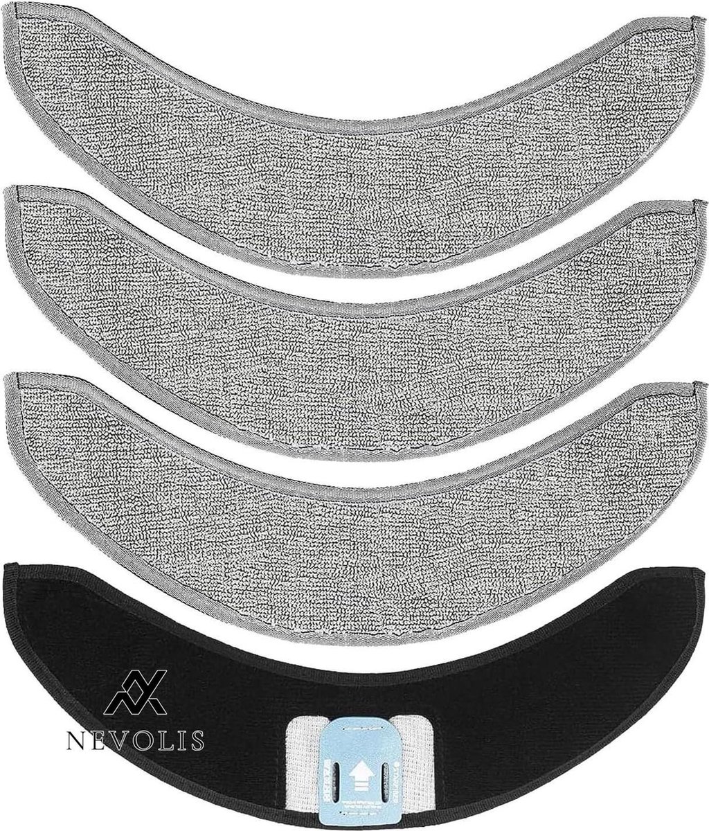 Nevolis Mopping Cloth Mop Pad Replacement for Roomba J7+/J7/j9+ Robot Vacuum Cleaner (4PCS) . 4 packs, 6 pcs