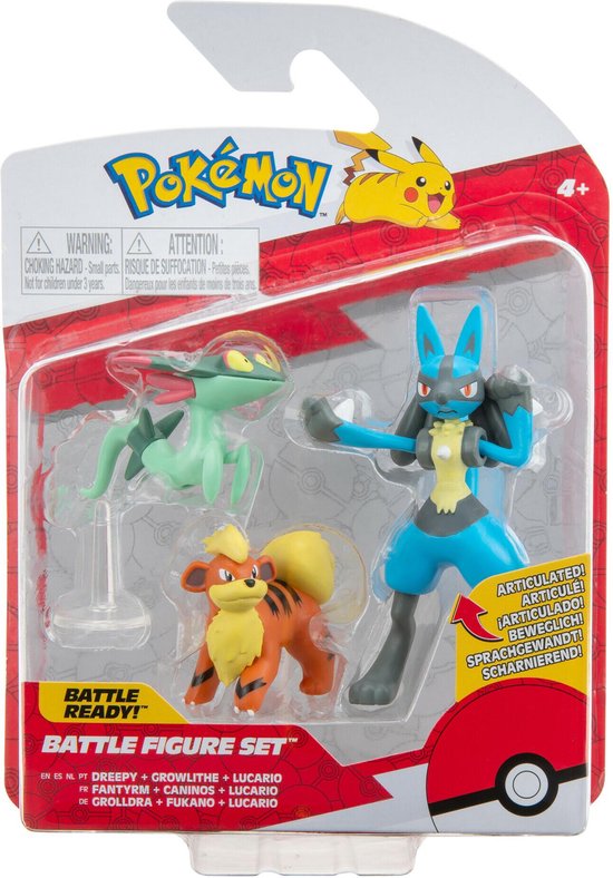 Pokémon PKW3578 - Battle Figure Pack - Aquana Official Detailed Figure, 7.5 cm