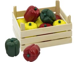 Goki Houten Paprika's in Kist, 10dlg.