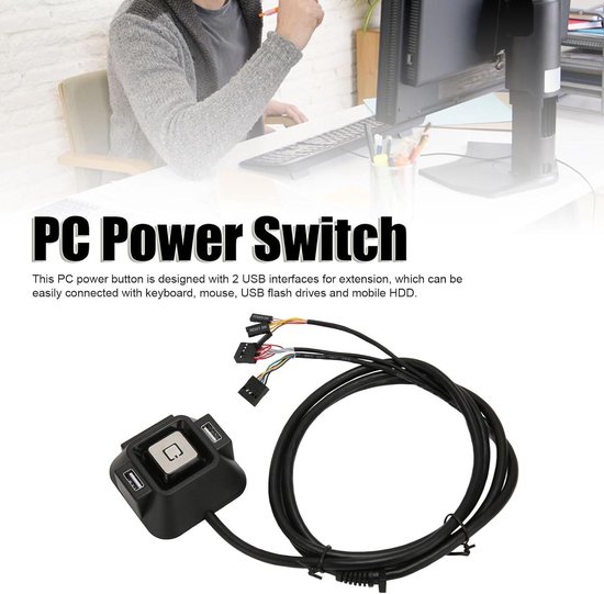 PC Aan/Uit Knop Desktop Power Button PC Externe Power Switches PC