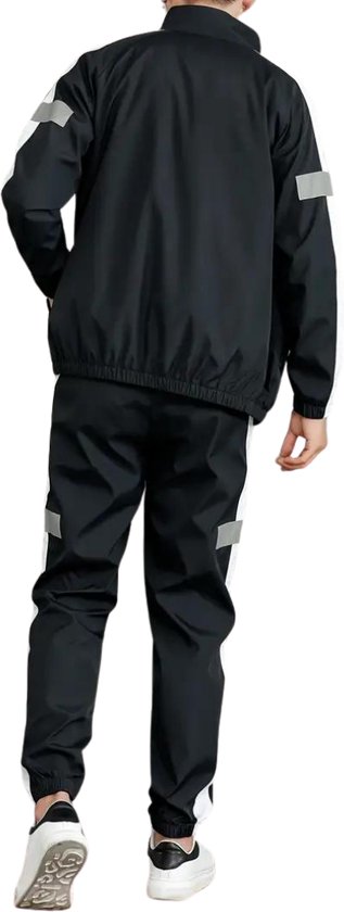 Survêtement Bovista - Survêtement d'intérieur - Adultes - Confortable - Pantalon de jogging - Survêtement - Homme - 2 pièces - Zwart - XL