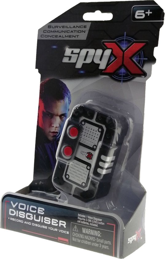 Spy X Spion speelgoed stemvervormer opname apparaat voor kinderen.