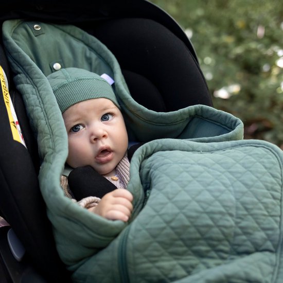 BEMINI Voetenzak - Biside 0-12m - Tussenseizoen comfort - Green van Bemini — afbeelding 3