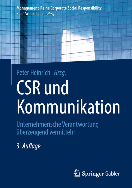 Management-Reihe Corporate Social Responsibility - CSR und K ... - cover
