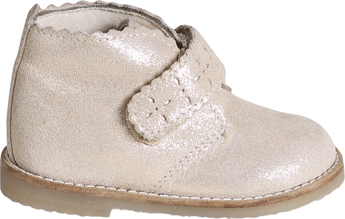 Vertbaudet Bottines met klittenband voor baby’s Goud