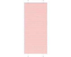 vidaXL - Plissé - rolgordijn - 85x200 - cm - stofbreedte - 84,4 - cm - polyester - roze