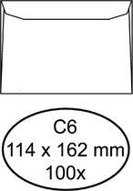 Envelop quantore bank c6 114 x 162 80 gr wit