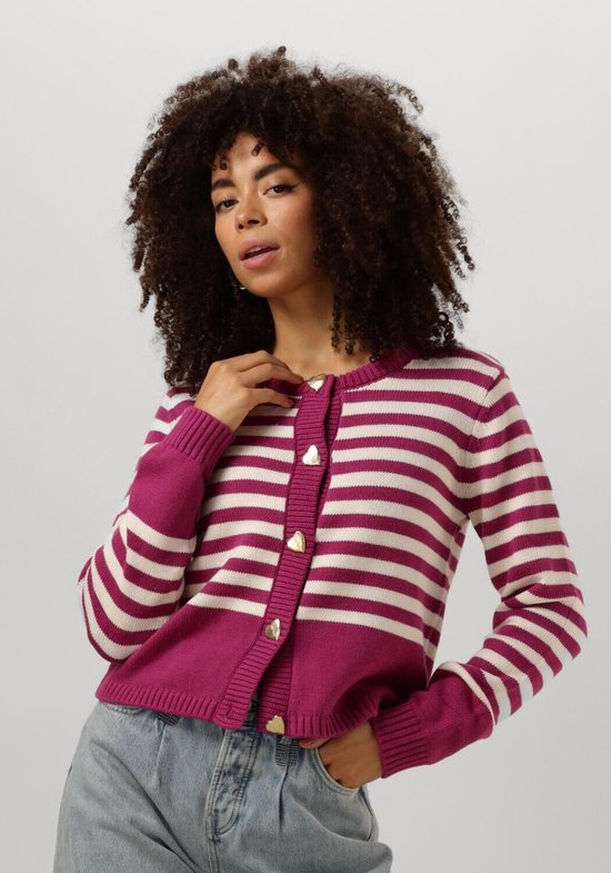 Fabienne Chapot Stine Cardigan Pulls et Gilets Femme - Pull - Sweat à capuche - Cardigan - Rose - Taille XL