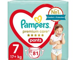 Pampers Premium Care Pants Size 7 – Wegwerpluiers – 27 Stuks – Voor Baby’s van 17+ kg