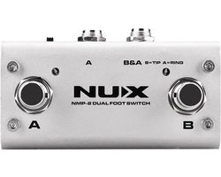 NUX NMP-2 universal dual footswitch, with latch and momentary mode switch