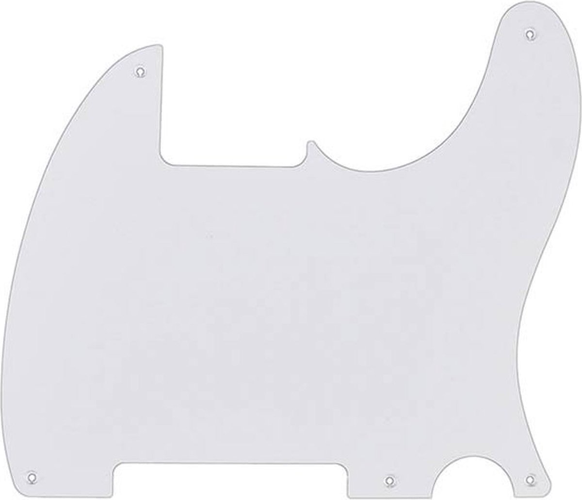 Fender 68214049 pickguard ‘50s Esquire, 5 screw holes, 1-ply, white