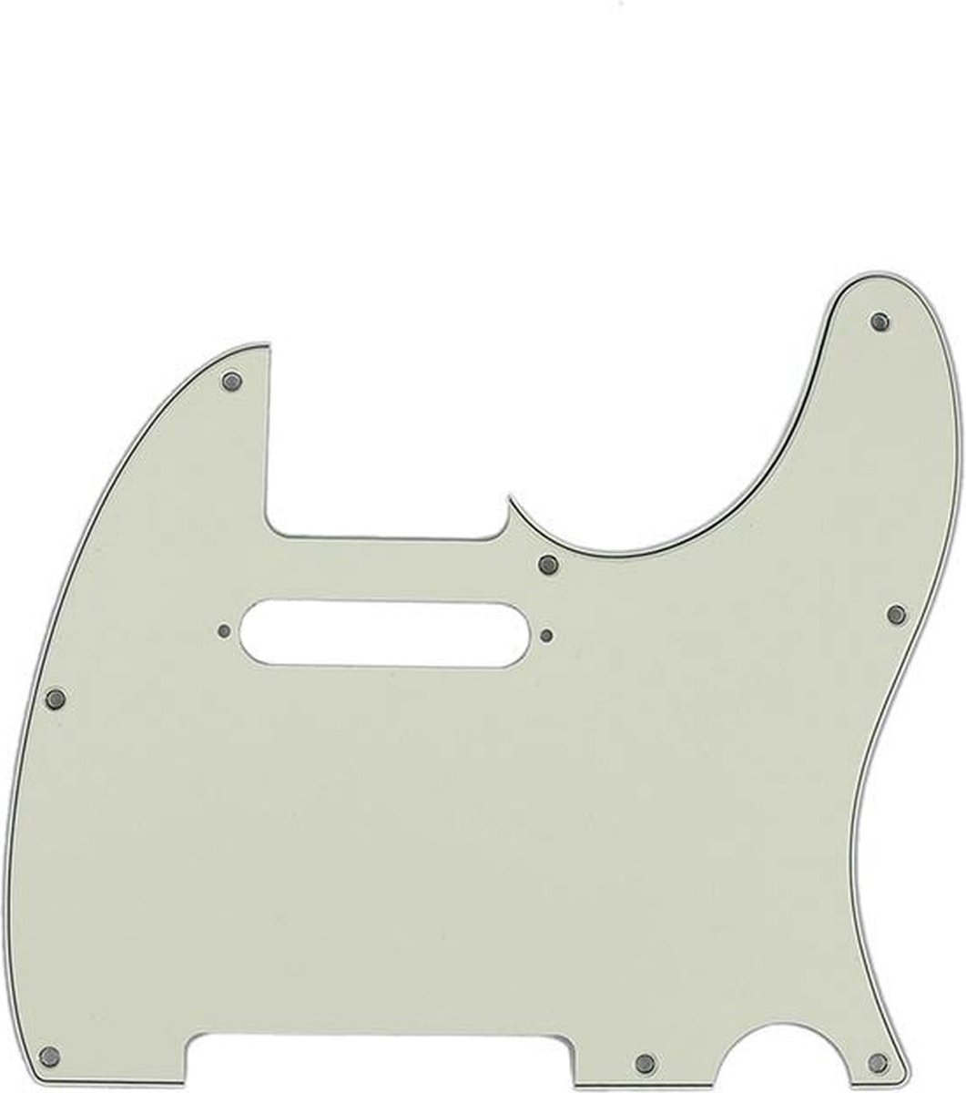 Fender 992154000 pickguard Standard Tele®, 8 screw holes, 3-ply, mint green