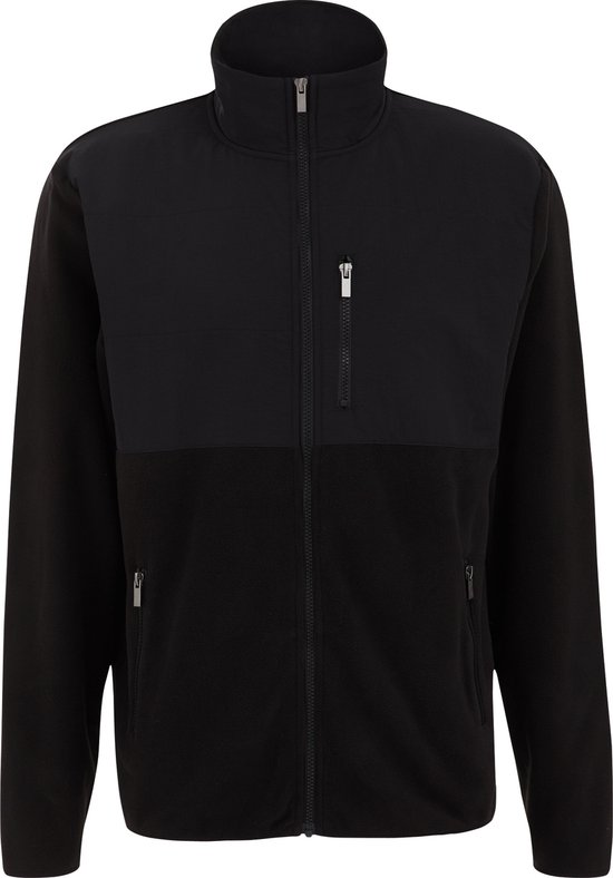 WE Fashion Cardigan homme avec fermeture éclair