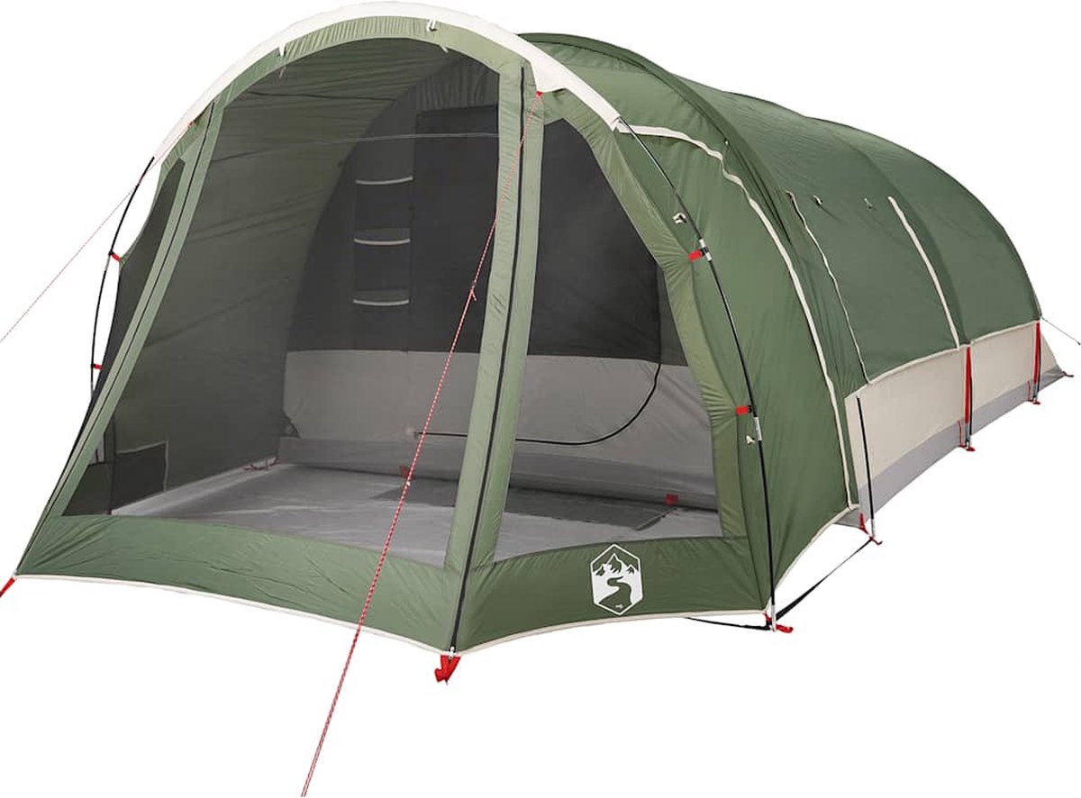 vidaXL - Tunneltent - 8-persoons - waterdicht - groen – foto 2