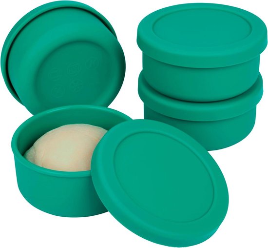 DIE BOX FABRIK 1x Pizzaballenbox Gusto 1 Deckel, 40x30x7 cm | Gärbox, Teigwanne für Pizzateig