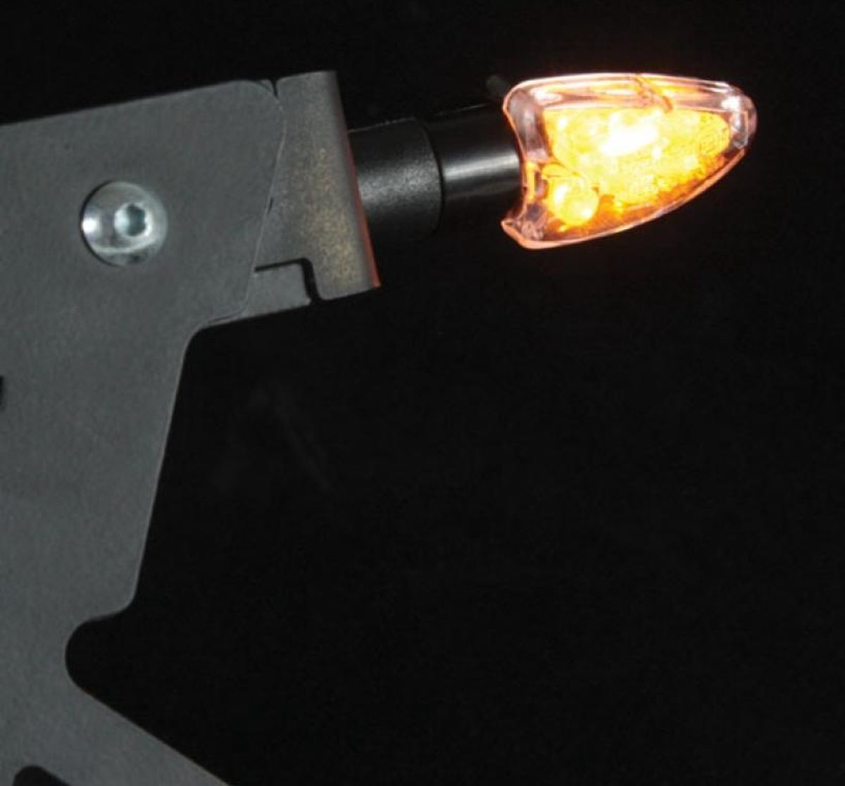 Paire de Clignotant Led FOCUS Noir Fumé Chaft pour moto Triumph IN1114