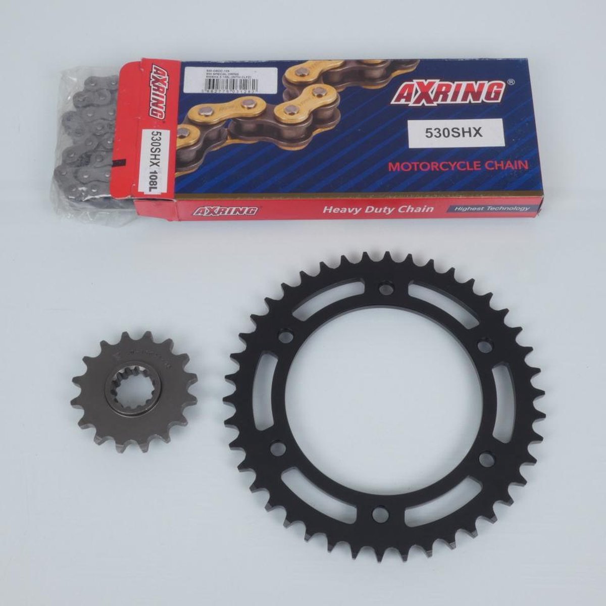 Kit chaîne Axring pour moto Honda 929 Cbr Rr Fireblade 2000 à 2001 16x42 Pas 530