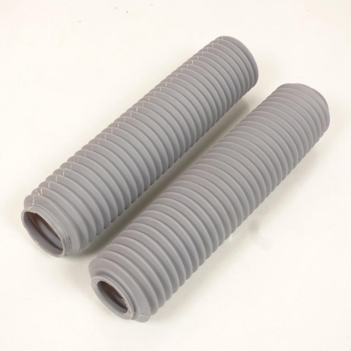 vorkbeschermer voor motorfiets grijs rubber d: 43mm d: 59mm l:460mm nieuw