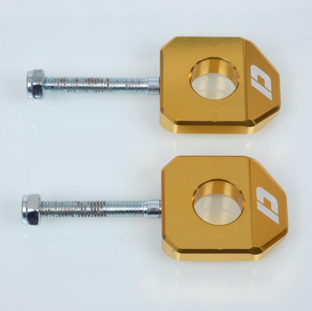 Tendeur chaîne de transmission Doppler pour Moto Derbi 50 Senda R Drd Racing Ø15mm / or Neuf