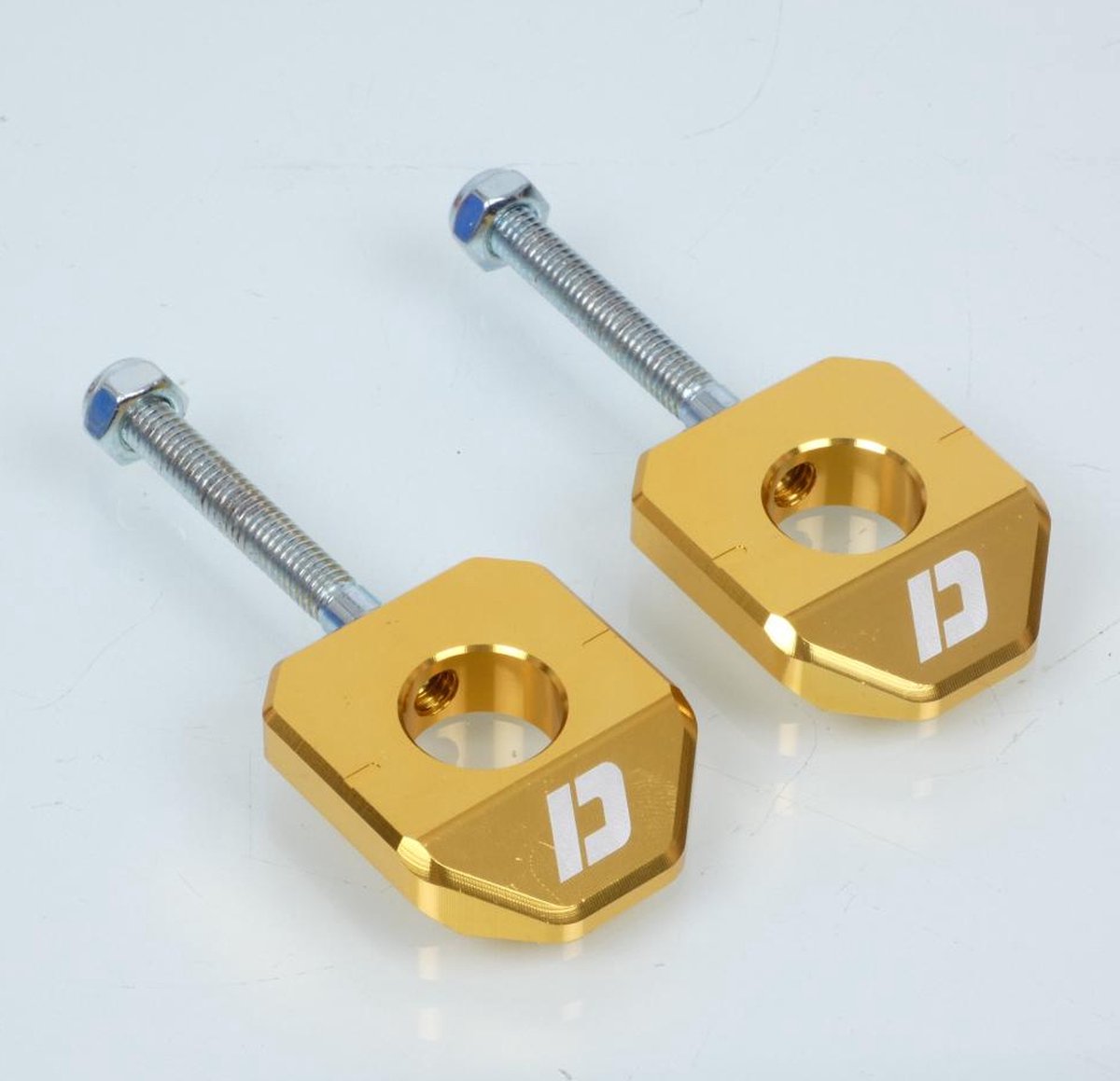 Tendeur chaîne de transmission Doppler pour Moto Derbi 50 Senda Sm Drd Pro 2006 à 2011 Ø15mm / or Neuf