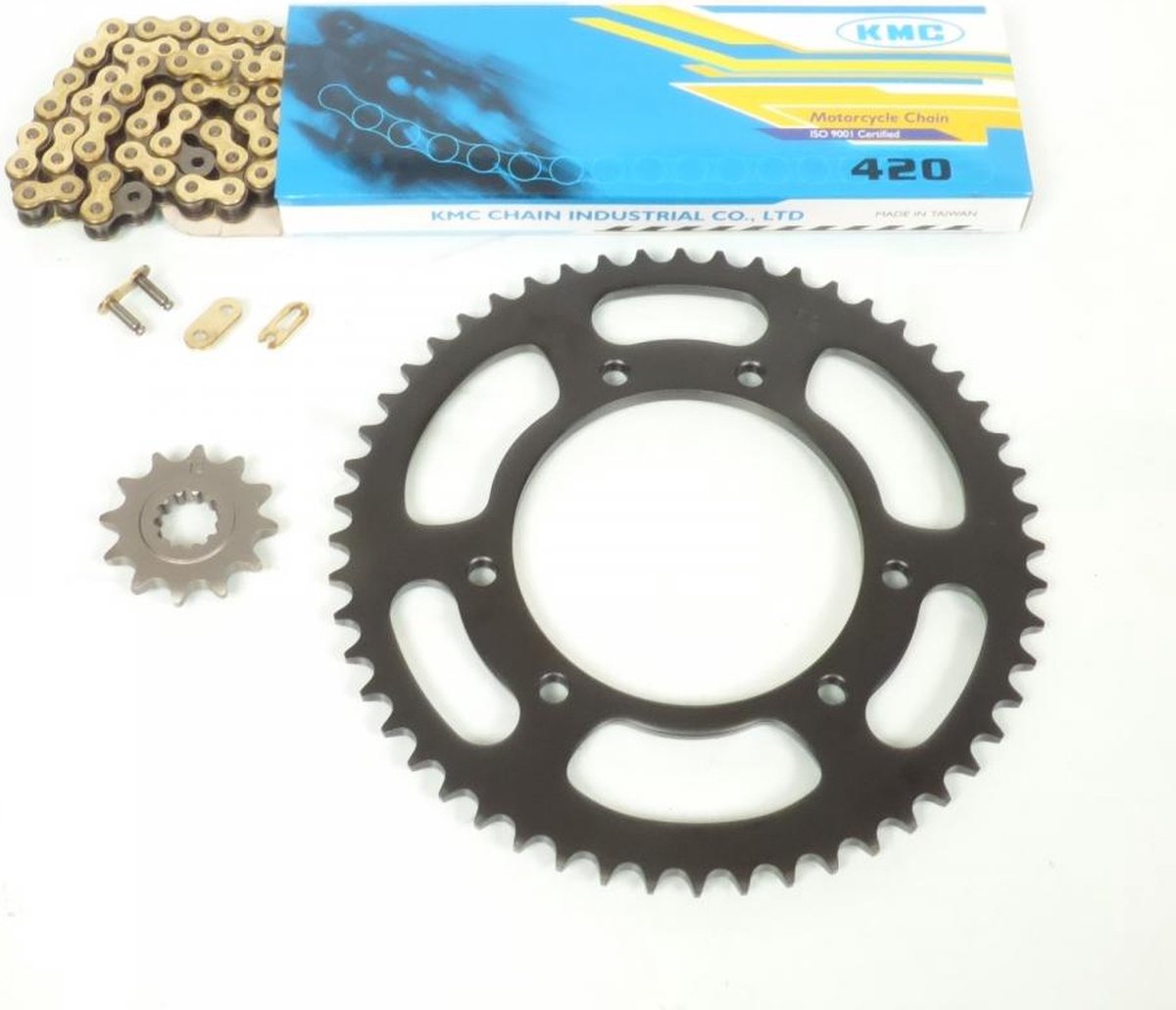 Kit chaîne Teknix pour Moto Peugeot 50 XPS Enduro 2006 à 2009 Neuf