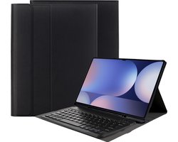 Cazy tablet Hoes met Toetsenbord geschikt voor Samsung Galaxy Tab S10 Ultra / Tab S9 Ultra 14.6 inch - AZERTY Bluetooth Keyboard Case - Zwart