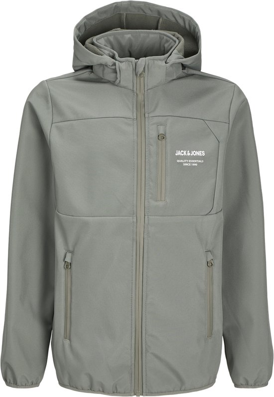 JACK&JONES JUNIOR JJTHEO SOFTSHELL JACKET NOOS JNR Jongens Jas - Agave Green