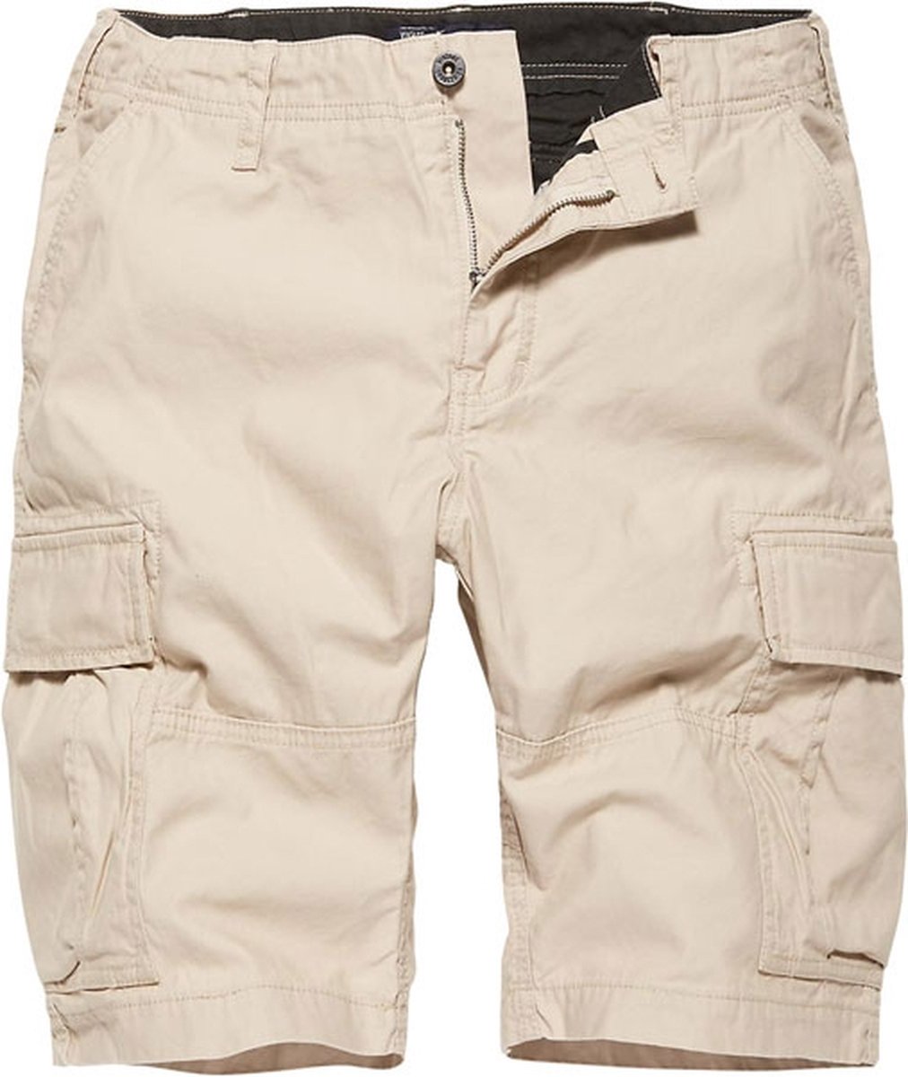 Vintage Industries Kirby shorts stone Overige kleuren