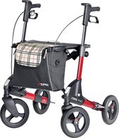 Rollator Topro Troja 2G Standaard S Tartan Red