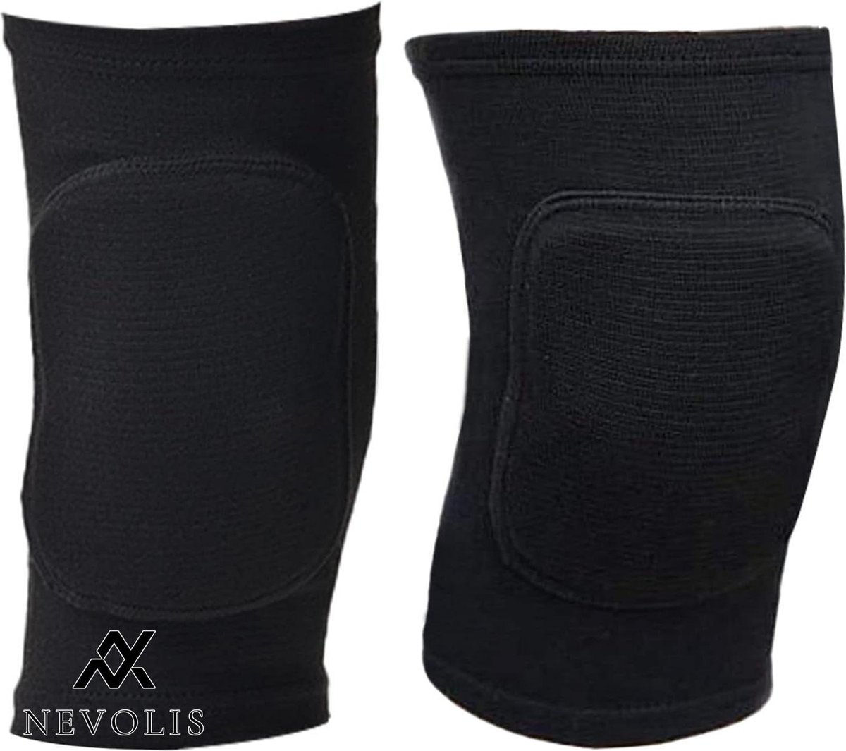 Nevolis zachte Sportkniebeschermers elastische kniebandage uniseks kniebeschermers antislip volleybal tennis yoga hardlopen .